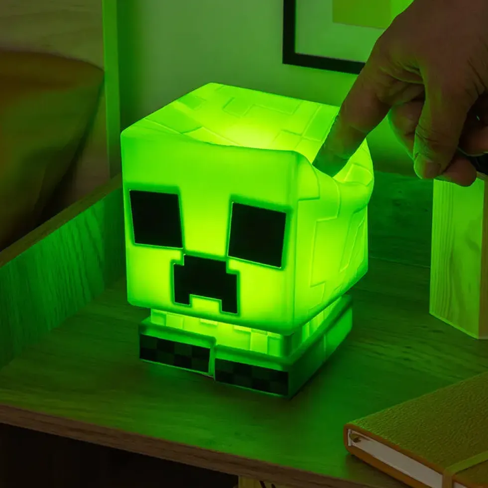 MINECRAFT - LAMPE RECHARGEABLE CREEPER SQUISHY GLO