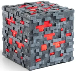 MINECRAFT - MINERAI DE REDSTONE LUMINEUX REPLIQUE COLLECTOR
