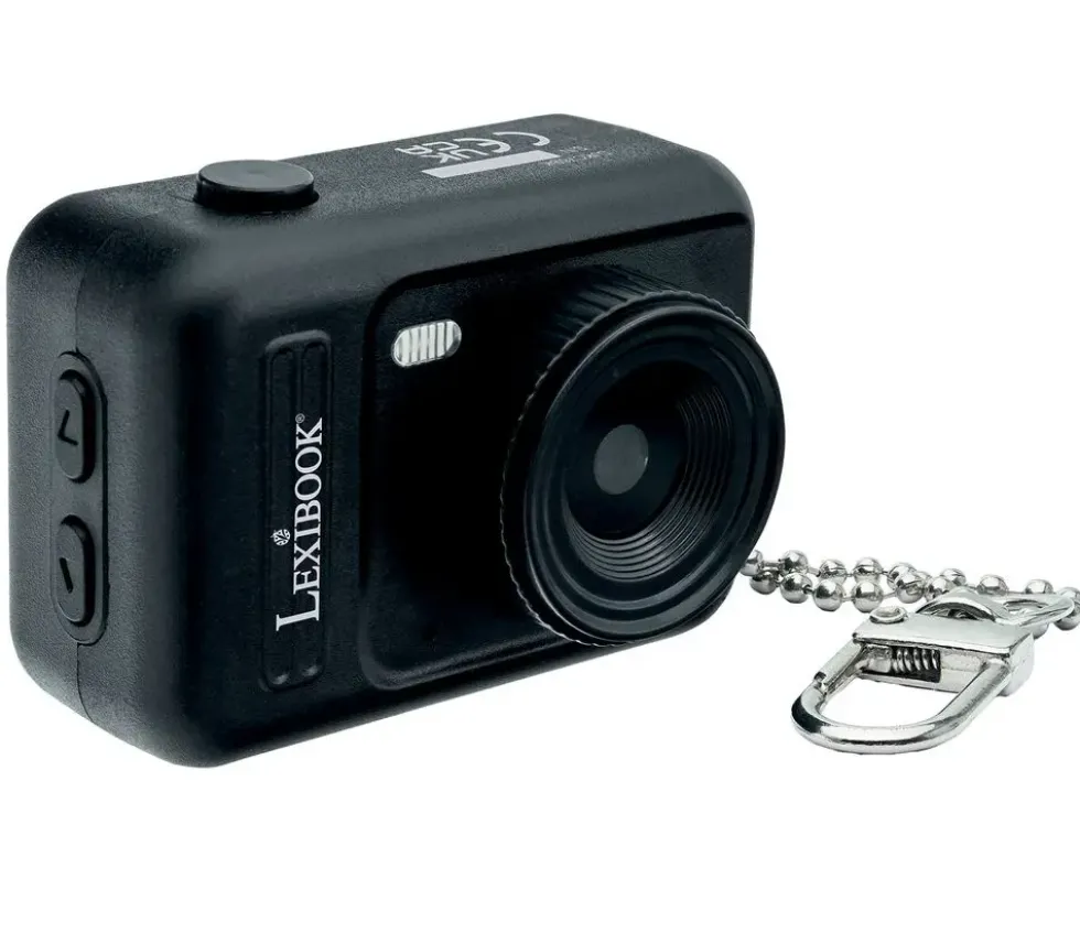MINI APPAREIL PHOTO PORTE-CLES NOIR