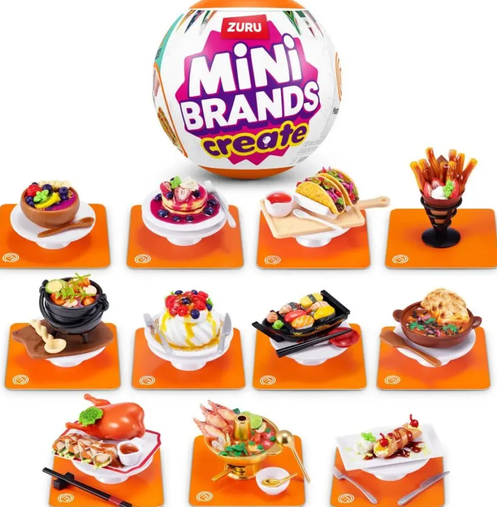 MINI BRANDS MASTER CHEF WORLD RECIPES