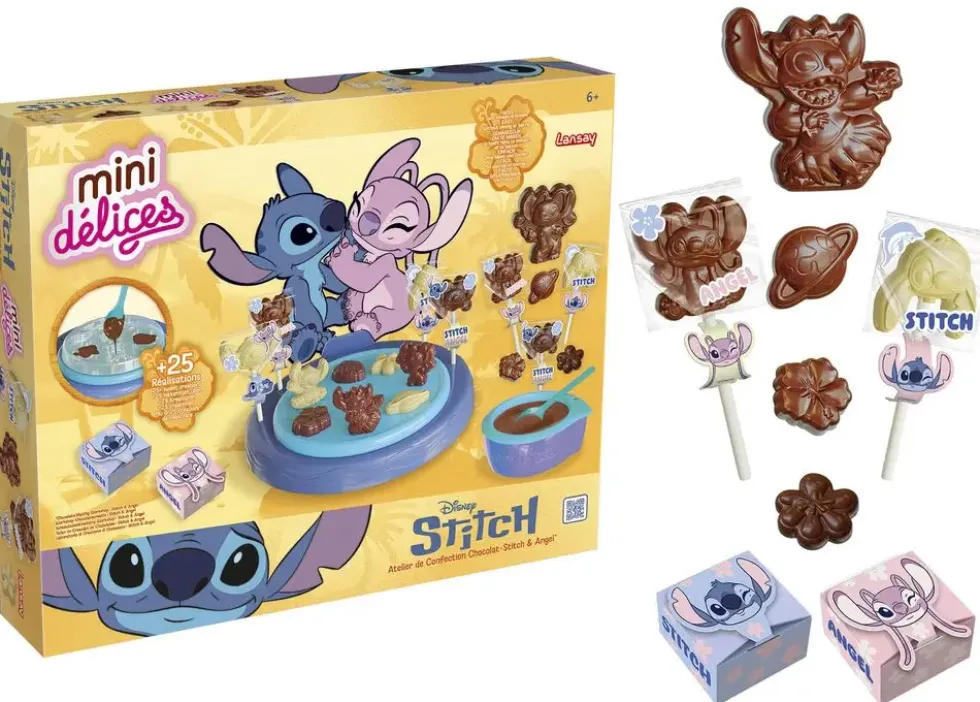 MINI DELICES - ATELIER DE CONFECTION CHOCOLAT STITCH & ANGEL
