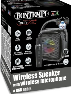 MINI ENCEINTE SANS FIL AVEC MICROPHONE