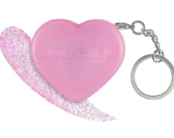 MINI GLAM COSMETIC BAUME PAILLETE CŒUR - ROSE FONCE