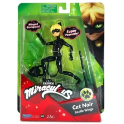 MINI POUPEE 12 CM CHAT NOIR ET SES ACCESSOIRES
