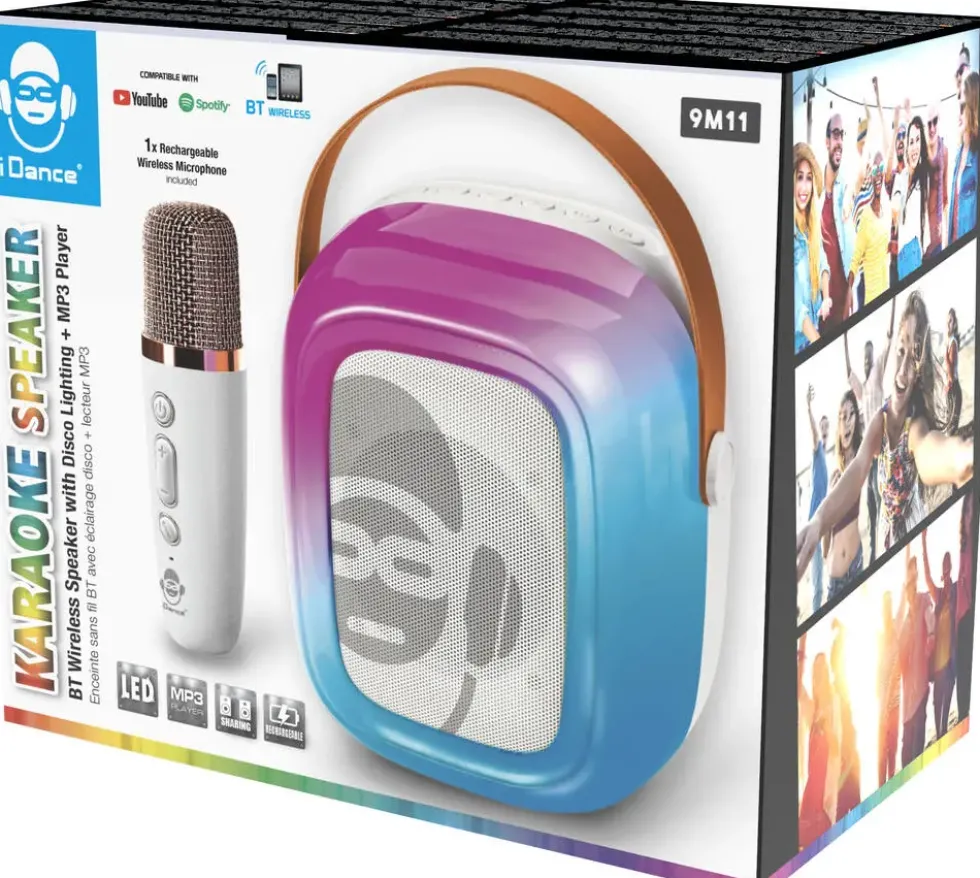 MINI SET DE KARAOKE - BLANC