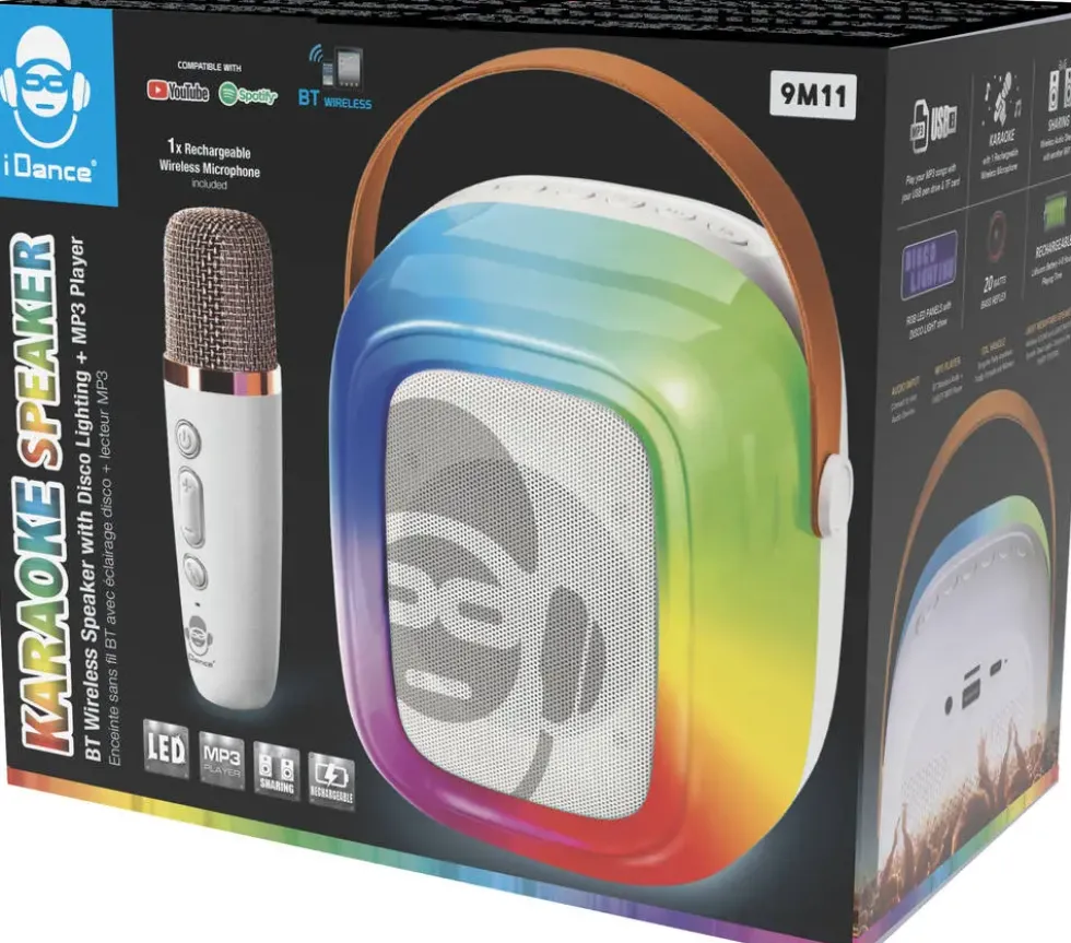MINI SET DE KARAOKE - BLANC