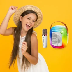MINI SET DE KARAOKE - BLANC