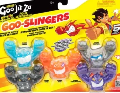 5 MINIS FIGURINES METALLIQUES - GOO SLINGERS - GOO JIT ZU