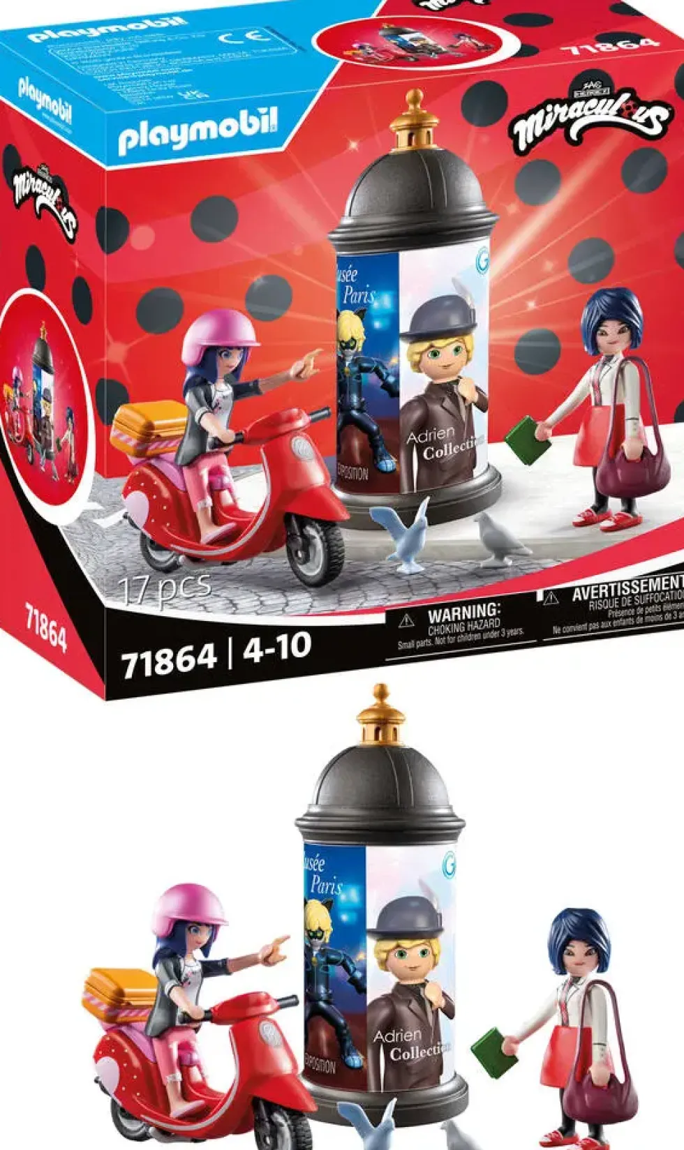 MIRACULOUS: MARINETTE A SCOOTER ET KAGAMI - 71864