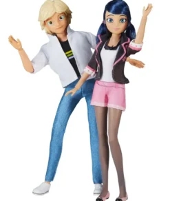 MIRACULOUS PACK DE 2 POUPEES 26 CM - MARINETTE & ADRIEN