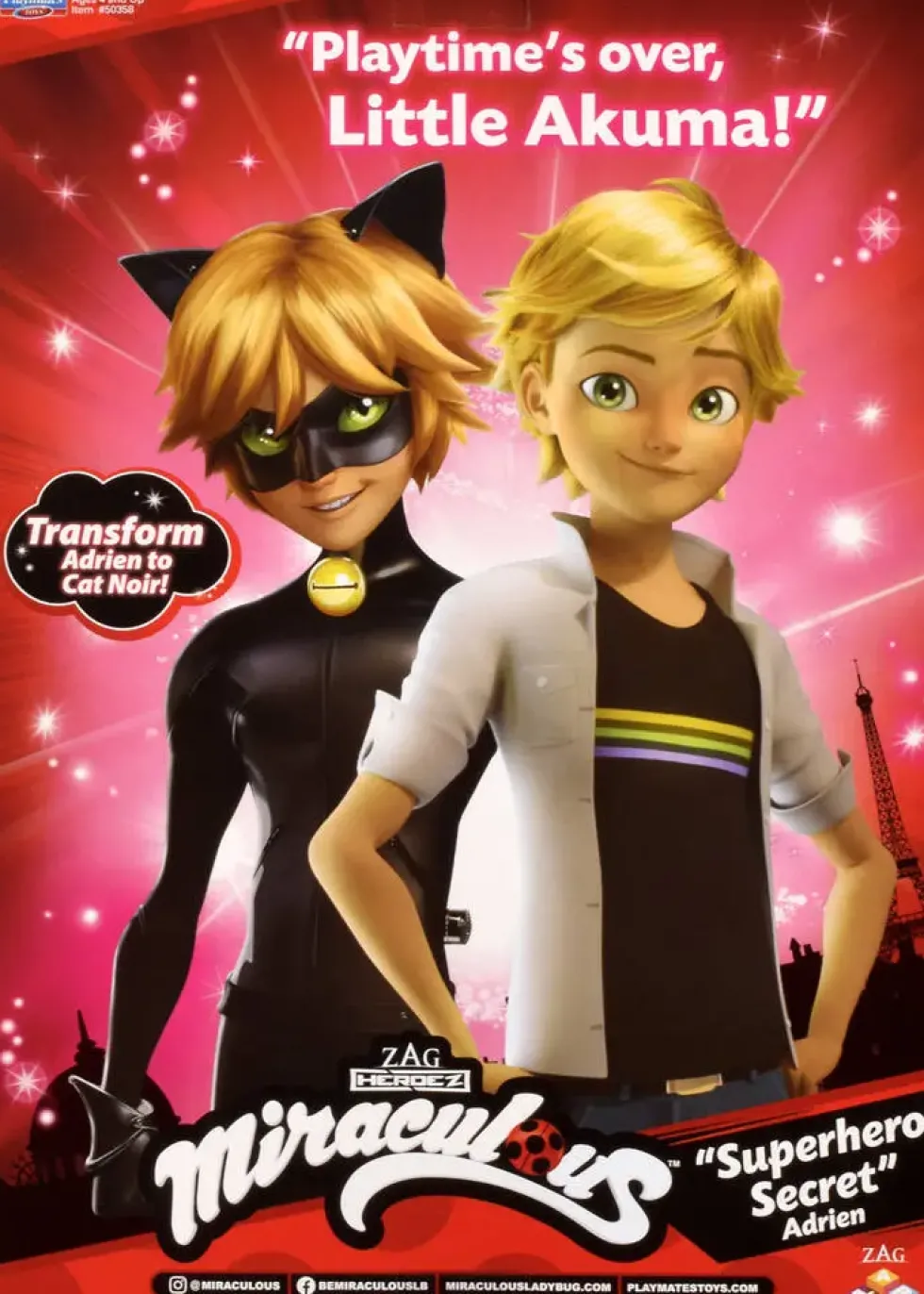 MIRACULOUS - POUPEE ADRIEN ET TENUES