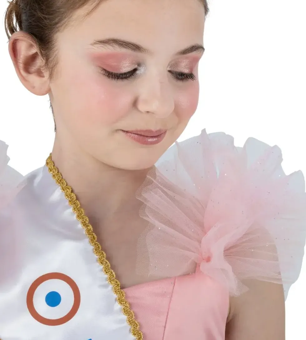 MISS FRANCE ©DEGUISEMENT ROBE ROSE TAILLE 116CM