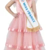 MISS FRANCE ©DEGUISEMENT ROBE ROSE TAILLE 140 CM