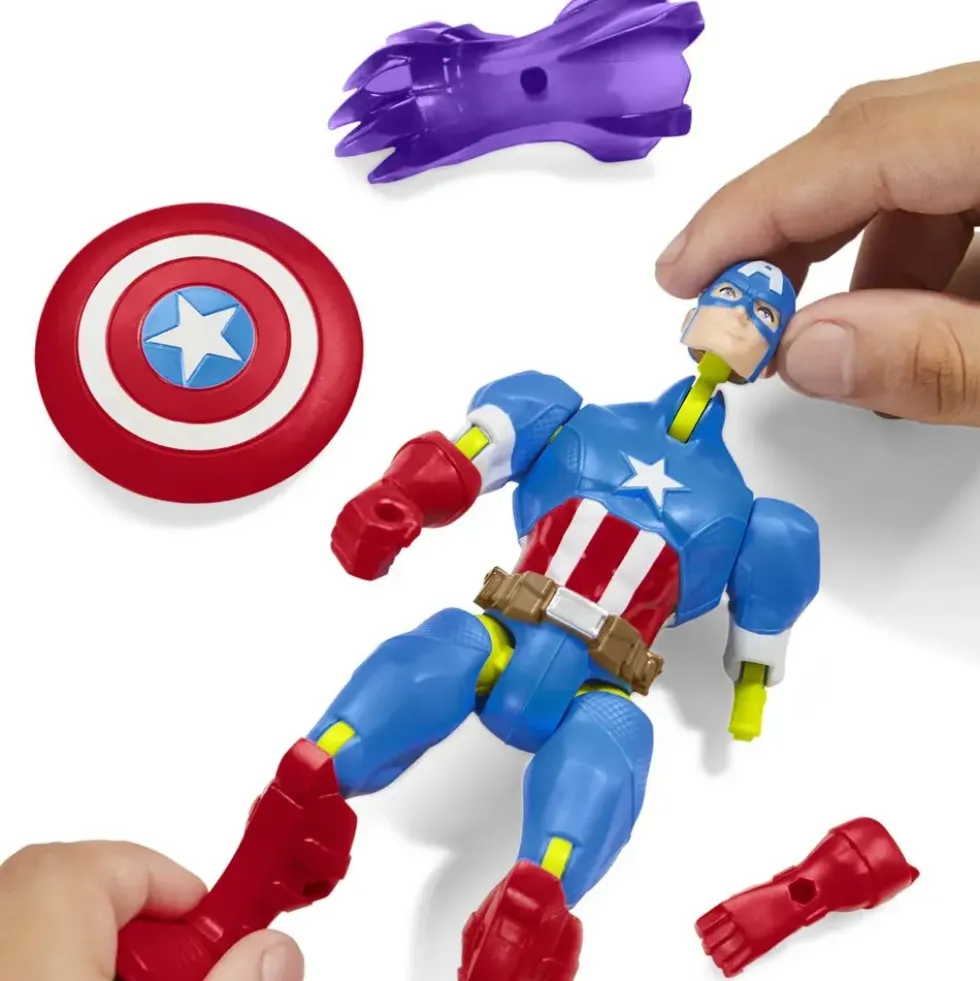 MIX MASHERS- AVENGERS - FIGURINE CAPTAIN AMERICA