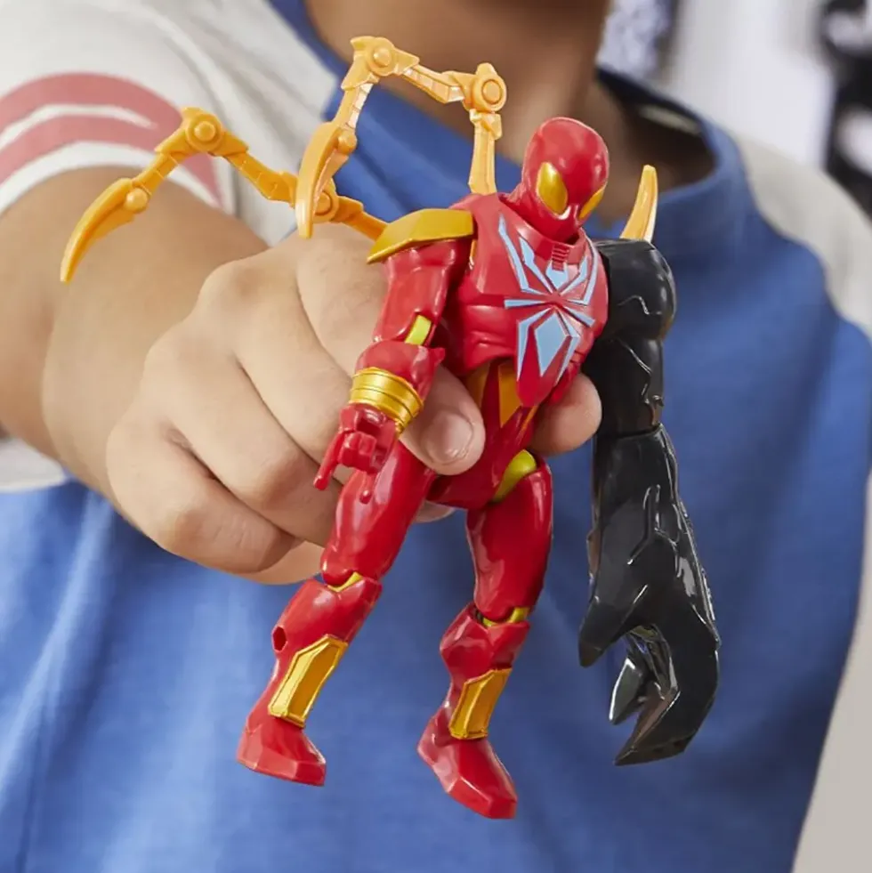 MIX MASHERS - SPIDER MAN - FIGURINE DELUXE IRON SPIDER