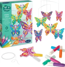 MOBILE VITRAIL - PAPILLONS