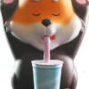 MOGU PETS -FIGURINE BUBBLE PANDA TEA