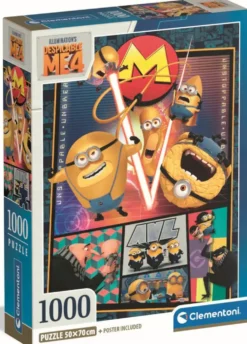 MOI MOCHE ET MECHANT 4 - PUZZLE COMPACT 1000 PIECES