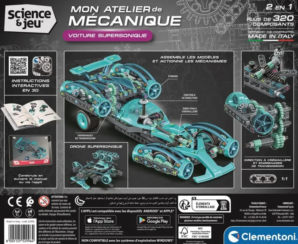 MON ATELIER MECANIQUE - VOITURE SUPERSONIQUE