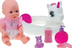 MON BEBE ET SA BOUEE LICORNE