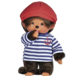 MONCHHICHI- PELUCHE GARCON MARIN 20 CM