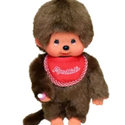 MONCHHICHI - PELUCHE GARCON ROUGE 20 CM