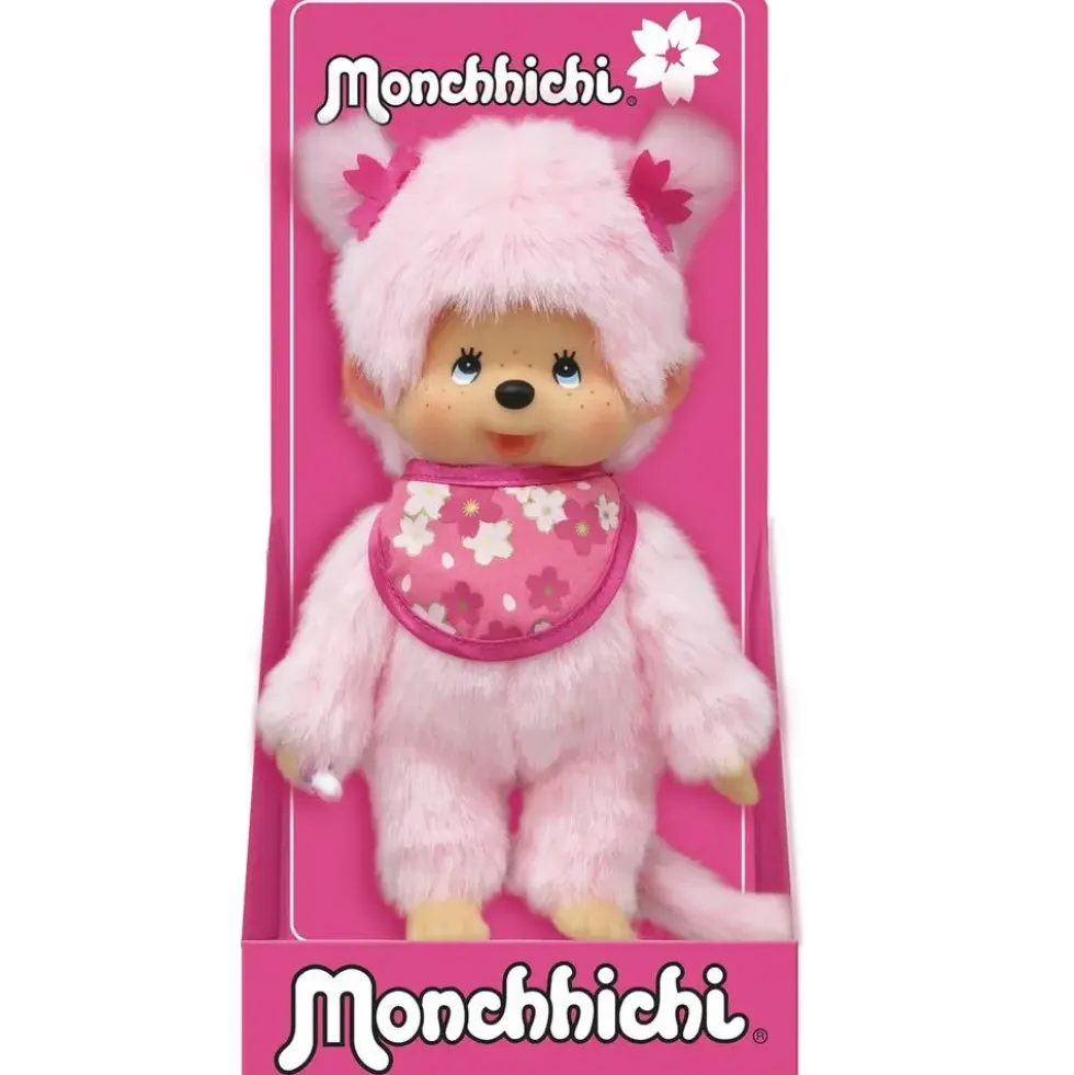 MONCHHICHI - PELUCHE PINKY 20 CM