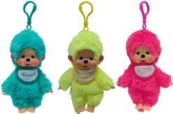 MONCHHICHI - PORTE-CLE MINI-PASTEL 20 CM