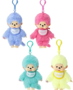 MONCHHICHI -PORTE-CLE MINI-PASTEL 20 CM VAGUE 2