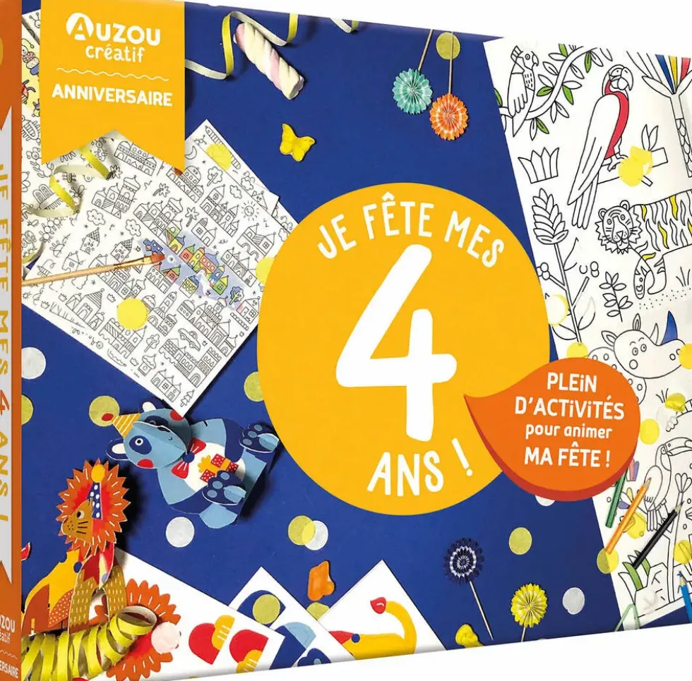 MON COFFRET D'ANNIVERSAIRE - JE FETE MES 4 ANS !