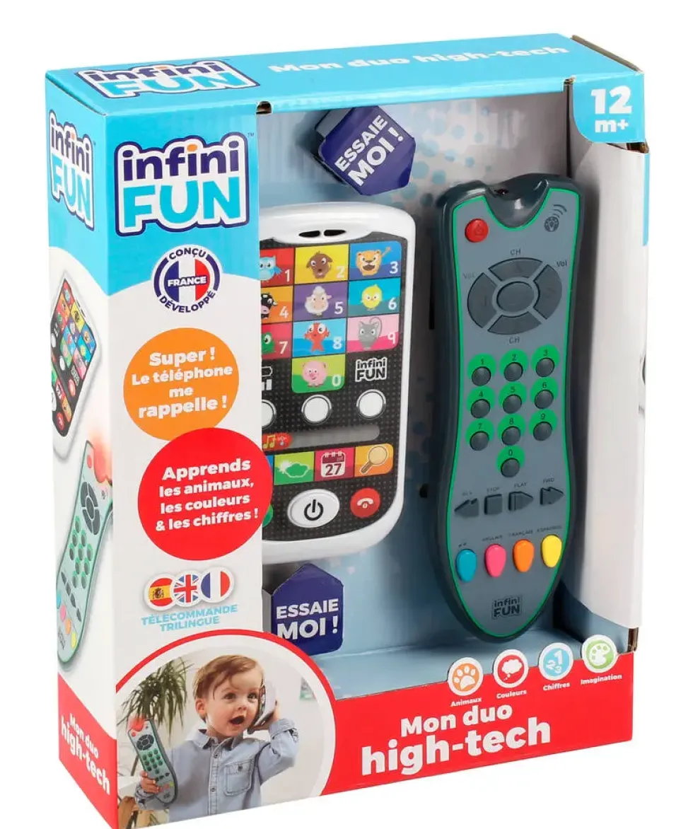 MON DUO HIGH-TECH TELEPHONE + TELECOMMANDE