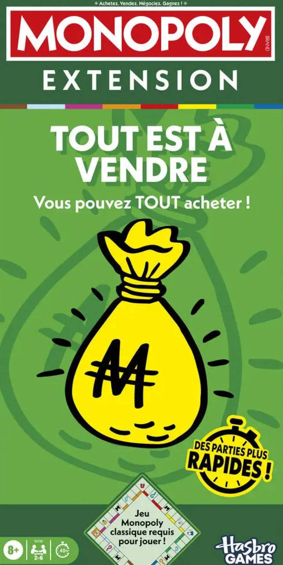 MONOPOLY EXTENSION TOUT EST A VENDRE