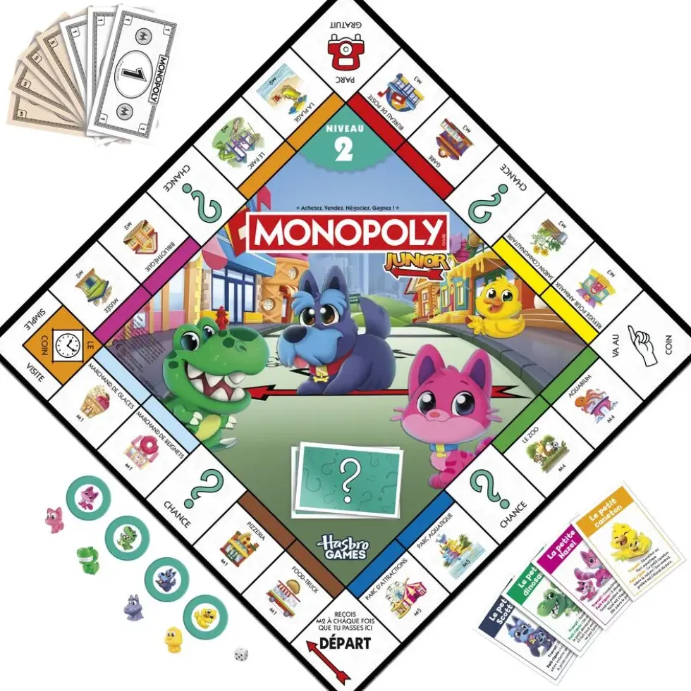 MONOPOLY JUNIOR 2 EN 1