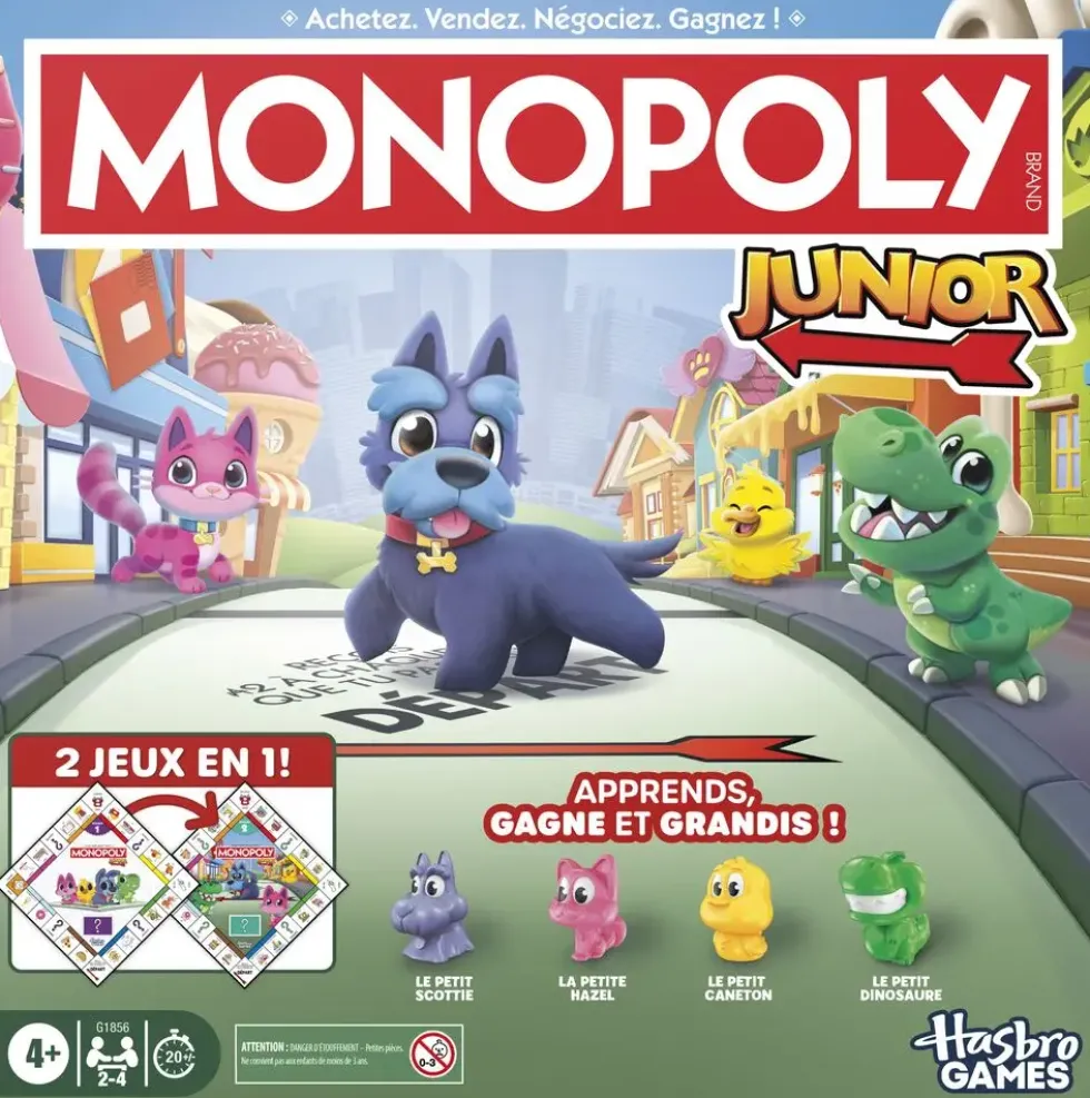 MONOPOLY JUNIOR 2 EN 1