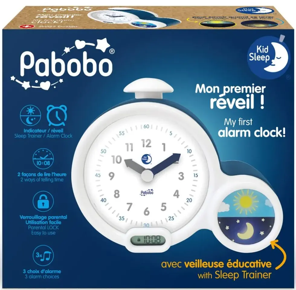 MON PREMIER REVEIL KID'SLEEP CLOCK BLEU