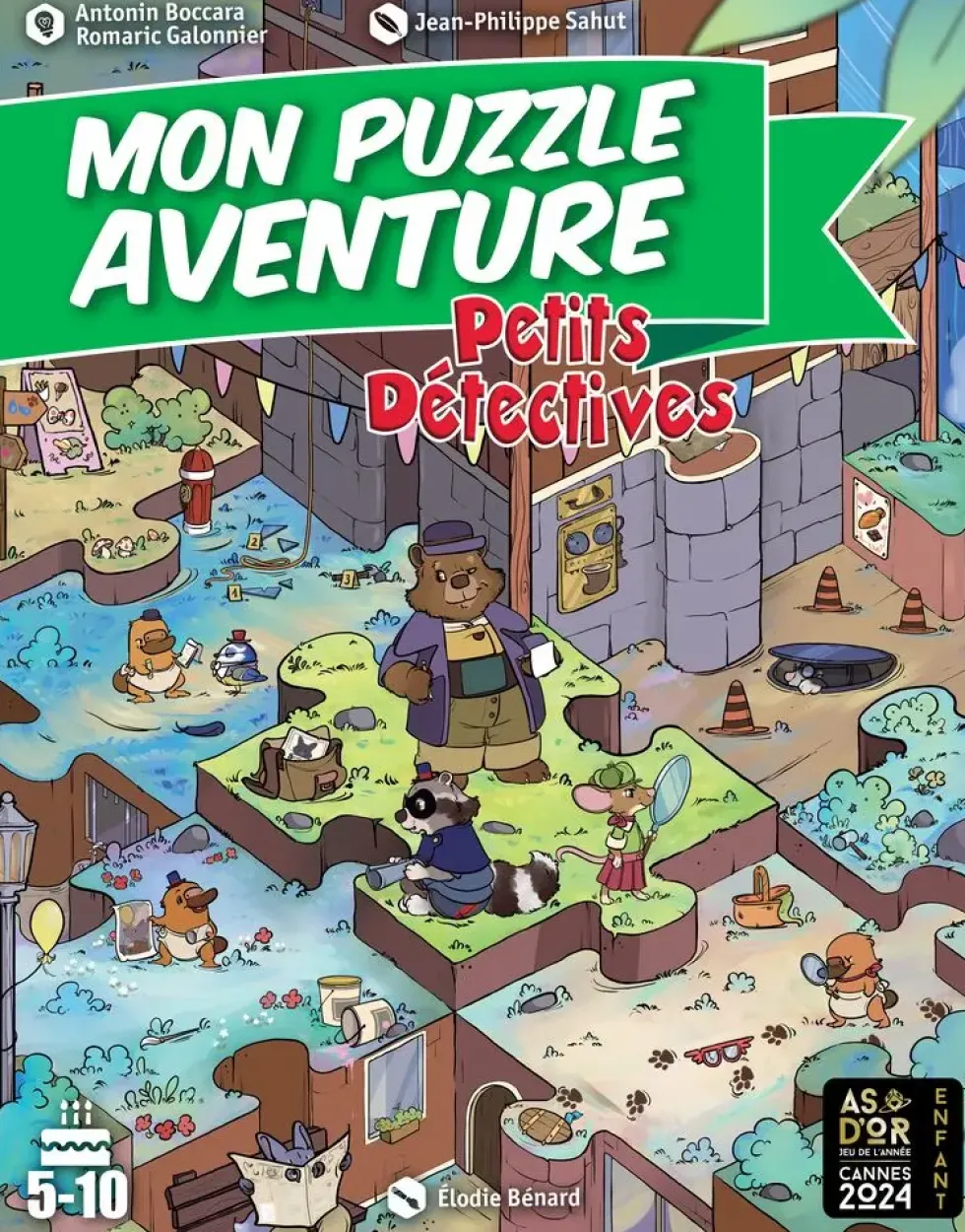 MON PUZZLE AVENTURE PETITS DETECTIVES