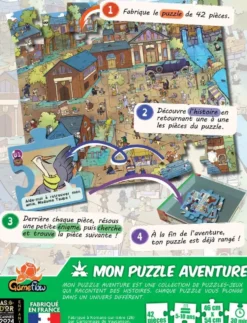MON PUZZLE AVENTURE PETITS DETECTIVES
