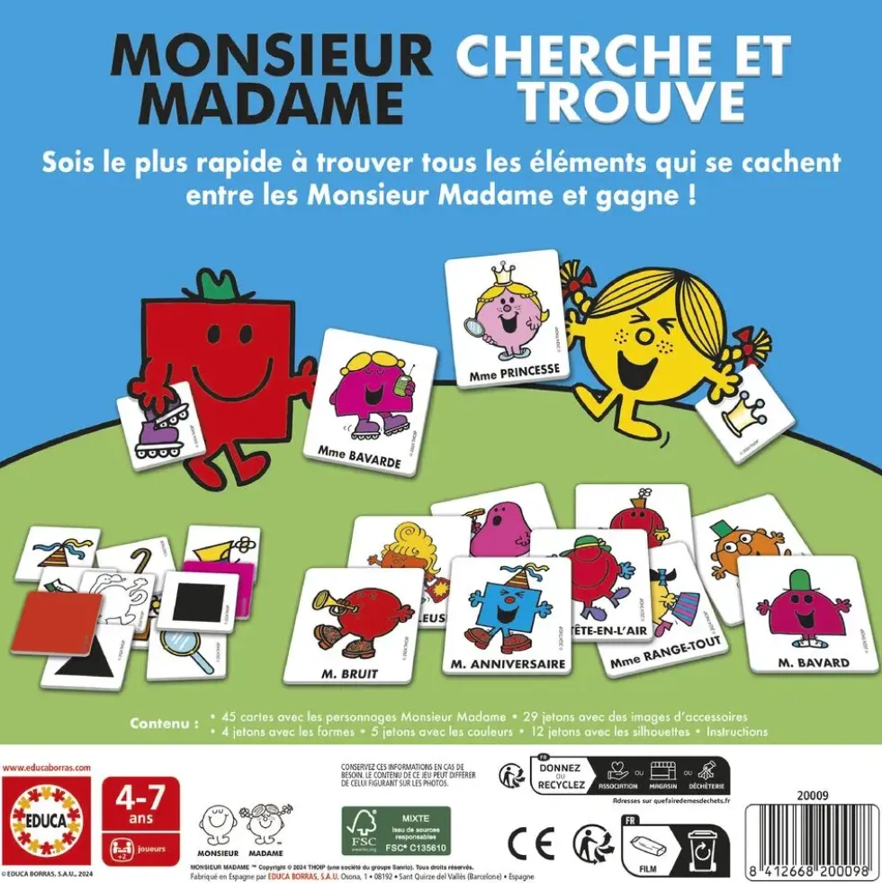MONSIEUR MADAME - CHERCHE ET TROUVE
