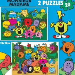MONSIEUR MADAME -PUZZLE - 2 X 20 PIECES