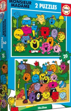 MONSIEUR MADAME -PUZZLE - 2 X 20 PIECES