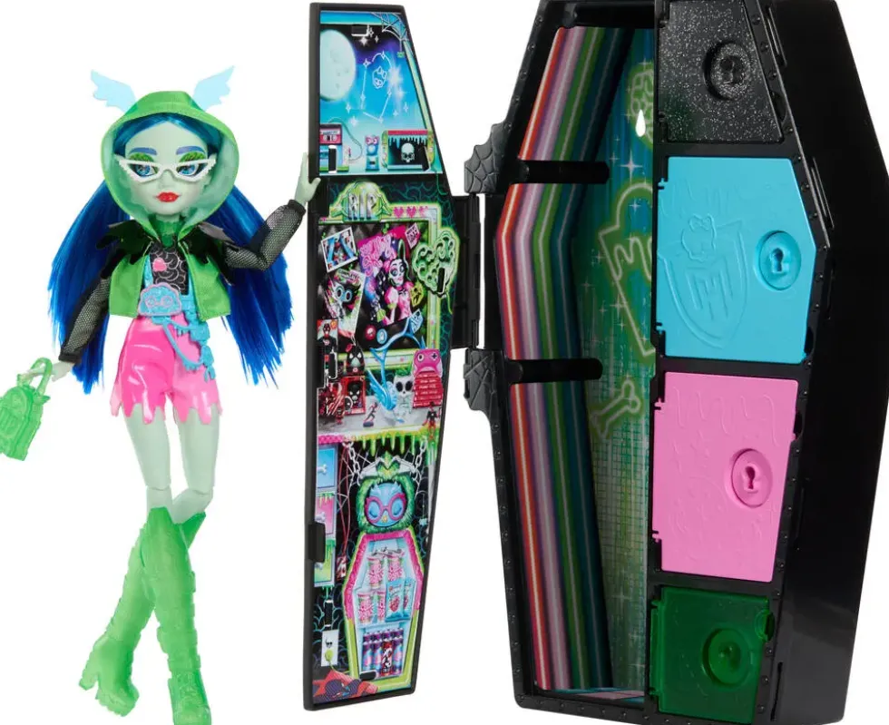 MONSTER HIGH - CASIER SECRETS POUPEE GHOULIA