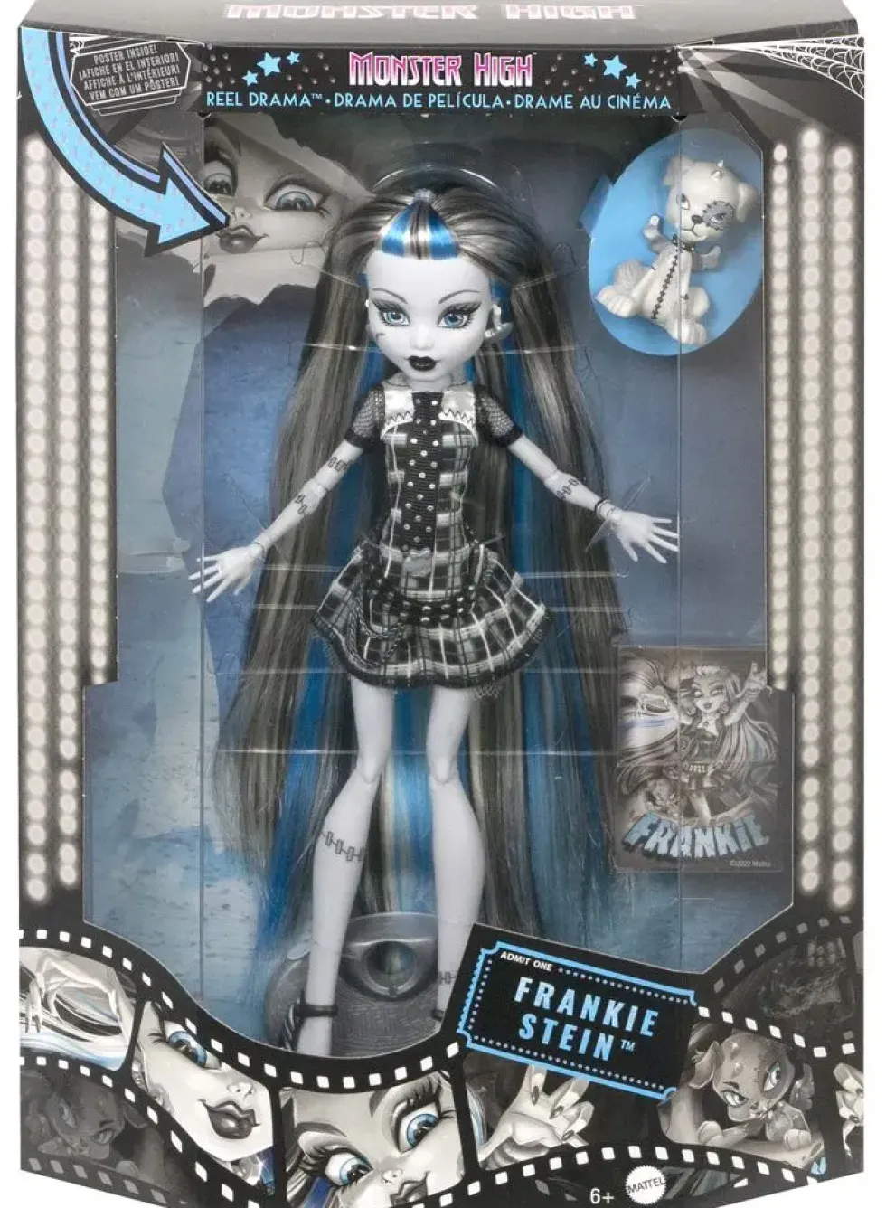 MONSTER HIGH DRAME AU CINEMA - POUPEE FRANKIE STEIN