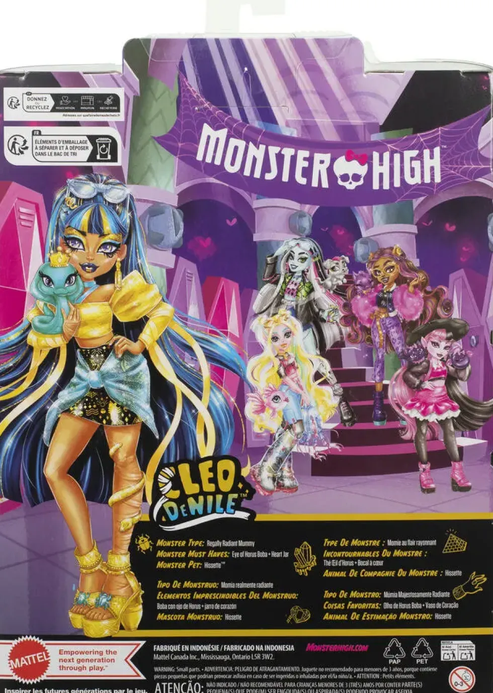 MONSTER HIGH - POUPEE CLEO DE NILE