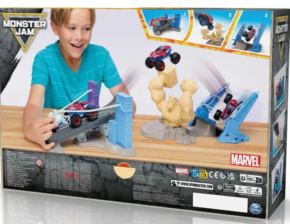 MONSTER JAM MARVEL - COFFRET VEHICULE SPIDER-MAN
