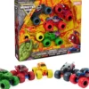 1:64 MONSTER JAM PACK DE 5 VEHICULES MARVEL DIE-CAST