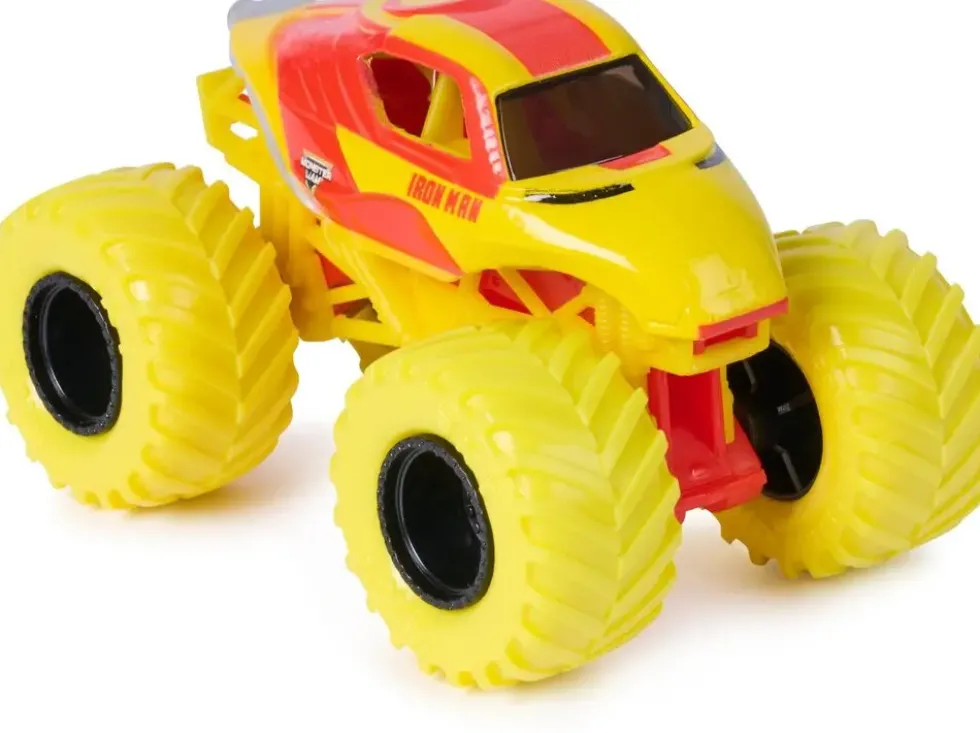 1:64 MONSTER JAM PACK DE 5 VEHICULES MARVEL DIE-CAST