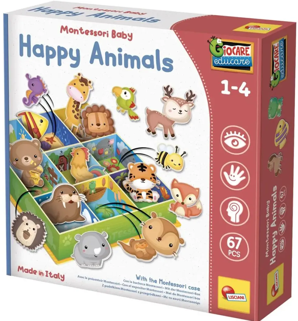 MONTESSORI BABY - BOITE APPRENTISSAGE TRI ANIMAUX