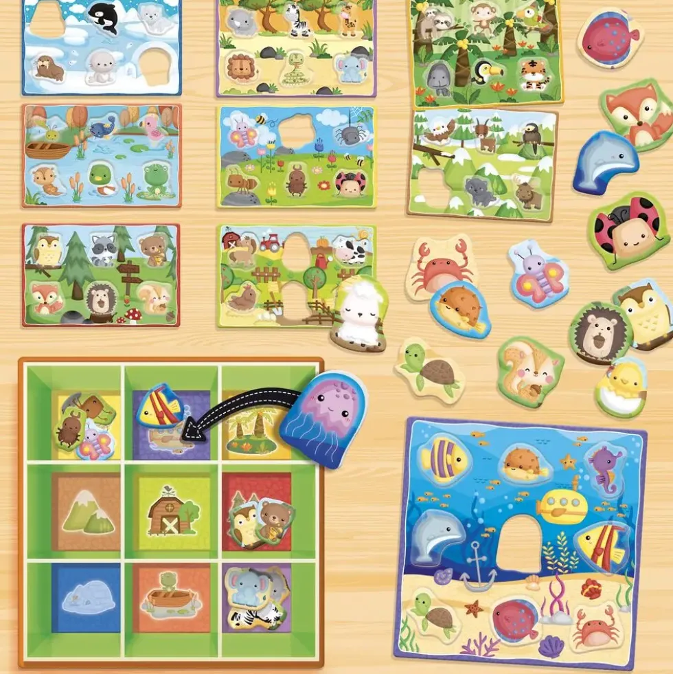 MONTESSORI BABY - BOITE APPRENTISSAGE TRI ANIMAUX