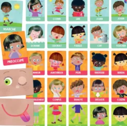 MONTESSORI - EMOTIONS ET ACTIONSFLASHCARDS -