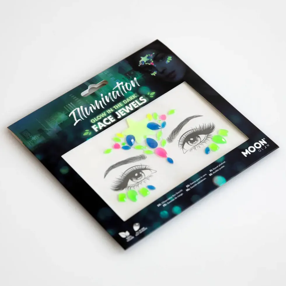 MOON GLOW - BIJOUX DE VISAGE BRILLANT DANS LE NOIR - ILLUMINATION